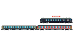 Rivarossi HR4361 - H0 - 3-tlg. Set Personenwagen Alpen-Express, FS, Ep. IV - Set 1